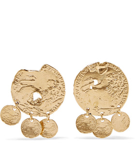 Alighieri Baby Lion Gold Plated Earrings