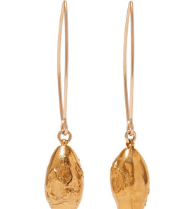 Alighieri Goodnight Moon Gold Plated Pearl Earrings