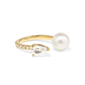 Anissa Kermiche 14 Karat Gold Multi Stone Ear Cuff