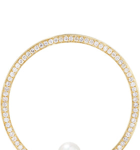 Anissa Kermiche Reine 14 Karat Gold Diamond And Pearl Earring