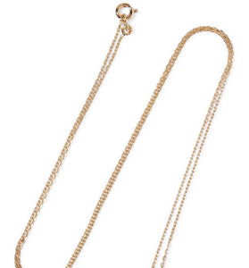 Aurelie Bidermann Baby Chivor 18 Karat Gold Sapphire Necklace