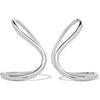 Charlotte Chesnais Slide Silver Earrings