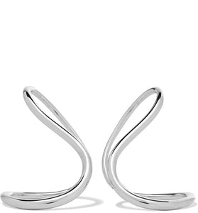 Charlotte Chesnais Slide Silver Earrings