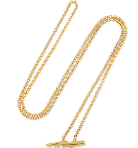 Charlotte Chesnais Turtle Gold Vermeil And Silver Necklace